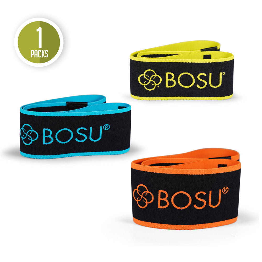 BOSU®  Fabric Resistance Bands (Single Packs - Light, Medium, Heavy)